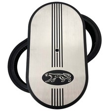 Ford Cougar 15 Silver Oval Air Cleaner Kit - Engraved Logo - Ansen Usa