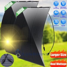 200W Mono Solar Panel Monocrystalline for Home/Caravan/RV/Camper/Boat/Sun Shed