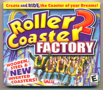 Roller Coaster Factory 2 PC Game CD-ROM disk (2002)