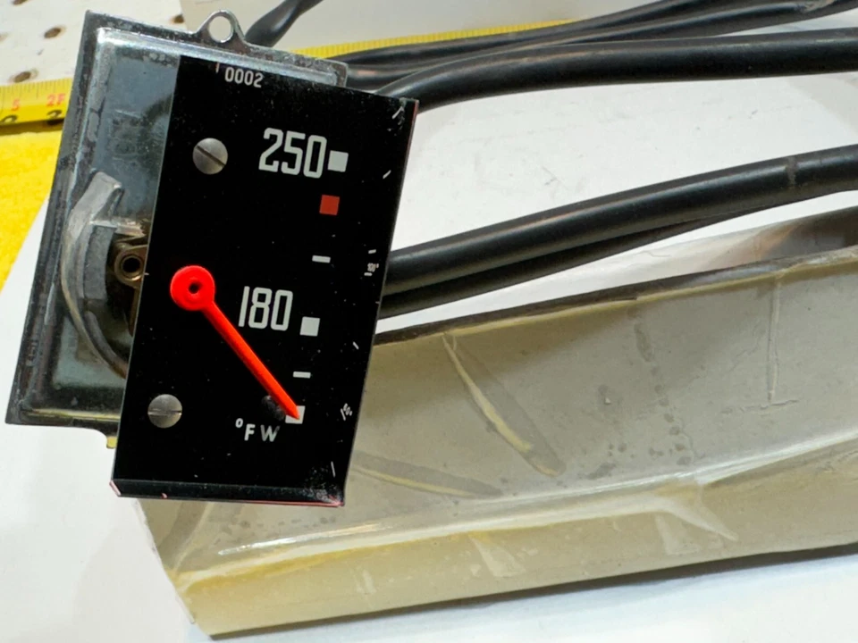 Mercedes VDO OEM 59-68 W110, W112, W111 sedanes 4D SOLO FUNCIONA temperatura calibre 1 Foto 3 de 4