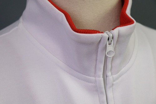 LE JEAN DE MARITHE + FRANCOIS GIRBAUD White Stripe Fleece Track Jacket Size XL - Picture 9 of 18