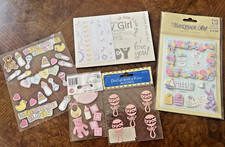 Creative Memories BABY GIRL Photo Album Accents Plus Extras.  NEW