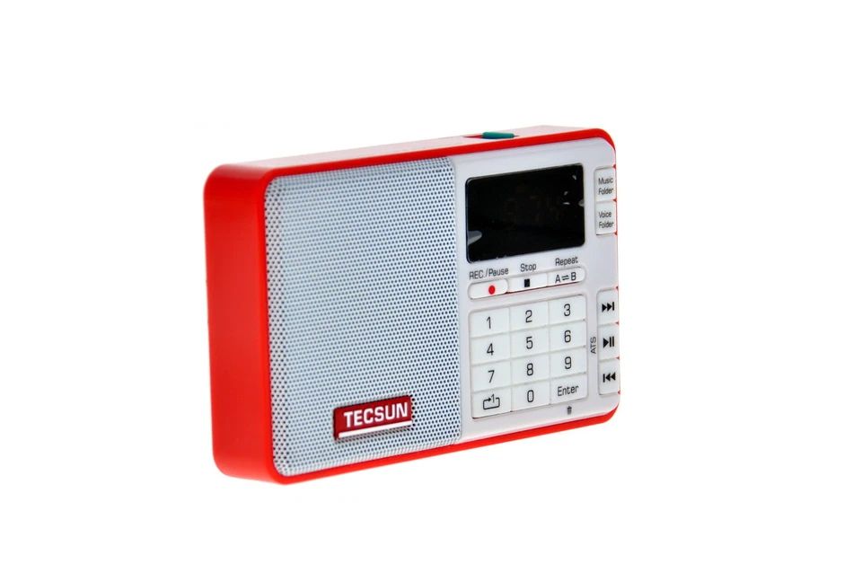Tecsun Q3 (RED) FM Radio with MP3 player and Recorder (battery included) - Image 2 of 4
