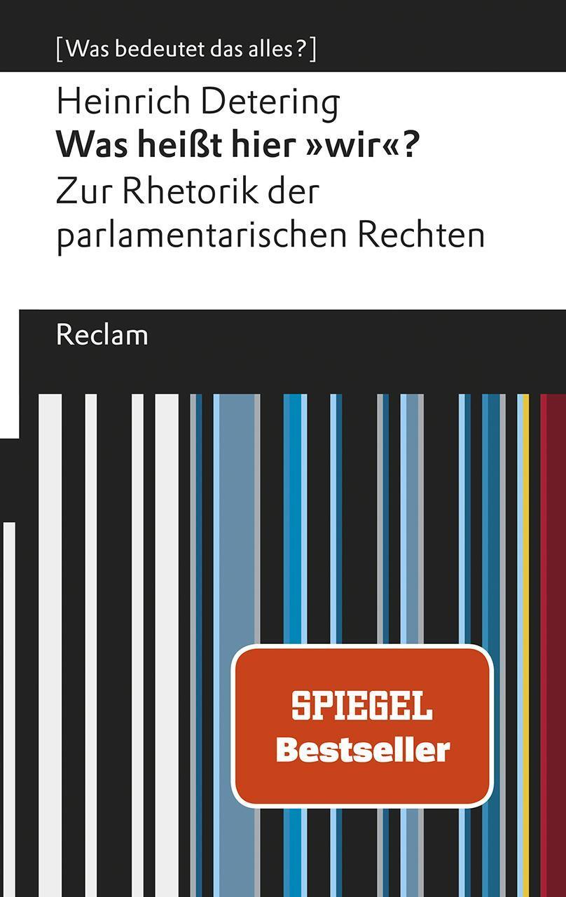 Thumbnail - Heinrich Detering / Was Heißt Hier »wir«?9783150112540