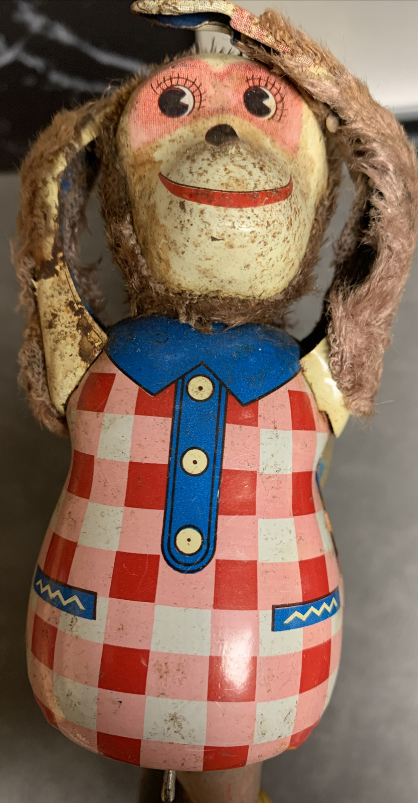 vintage marx tin wind up toys Monkey eBay