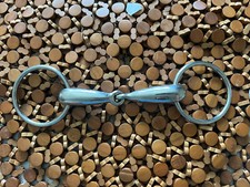 Loose Ring Snaffle Bit Stainless Steel English Single Joint 5  