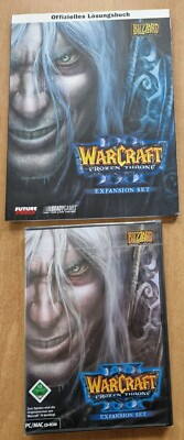 WARCRAFT FROZEN THRONE  EXPANSION SET  + LÖSUNGSBUCH   PC SPIEL    !!!! NEU !!!!