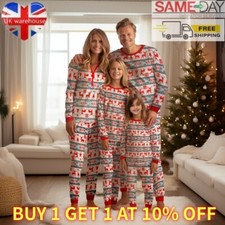 Christmas Pyjamas Family Matching Adult Kids Xmas Nightwear Pajamas Pjs Set 2025
