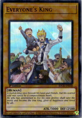 everyone's king yugioh card Yu Gi Oh! - Everyone's King - SDCK-EN050 - 1st Ed - Ultra Rare - NM