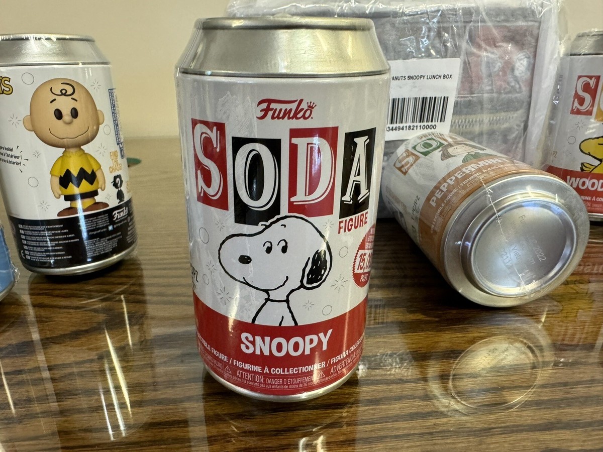 ピーナッツ スヌーピー ソーダ缶 6缶 セットファンコ POP! FUNKO Peanuts Funko Soda! 6-Piece Set of Vinyl Figures in Soda