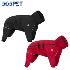 Waterproof Dogs Jacket  Lightweight Dog Raincoat Windproof Dog Vest  Hot