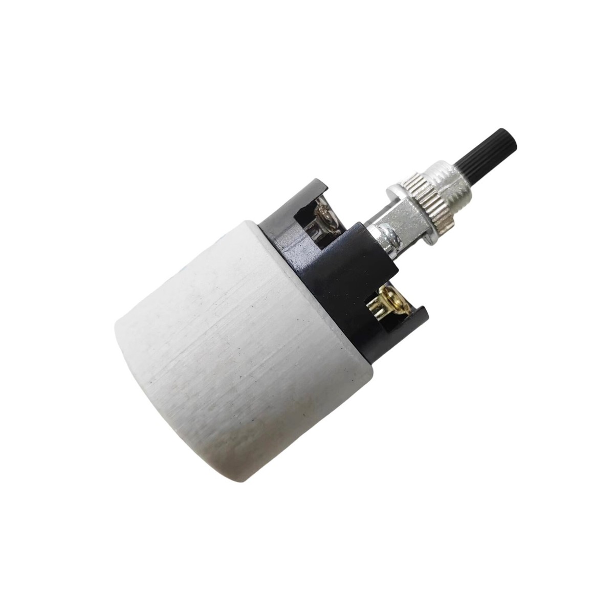 ZE-307P Turn Knob Rotary Bulb Lamp Socket Replacement Switch E26