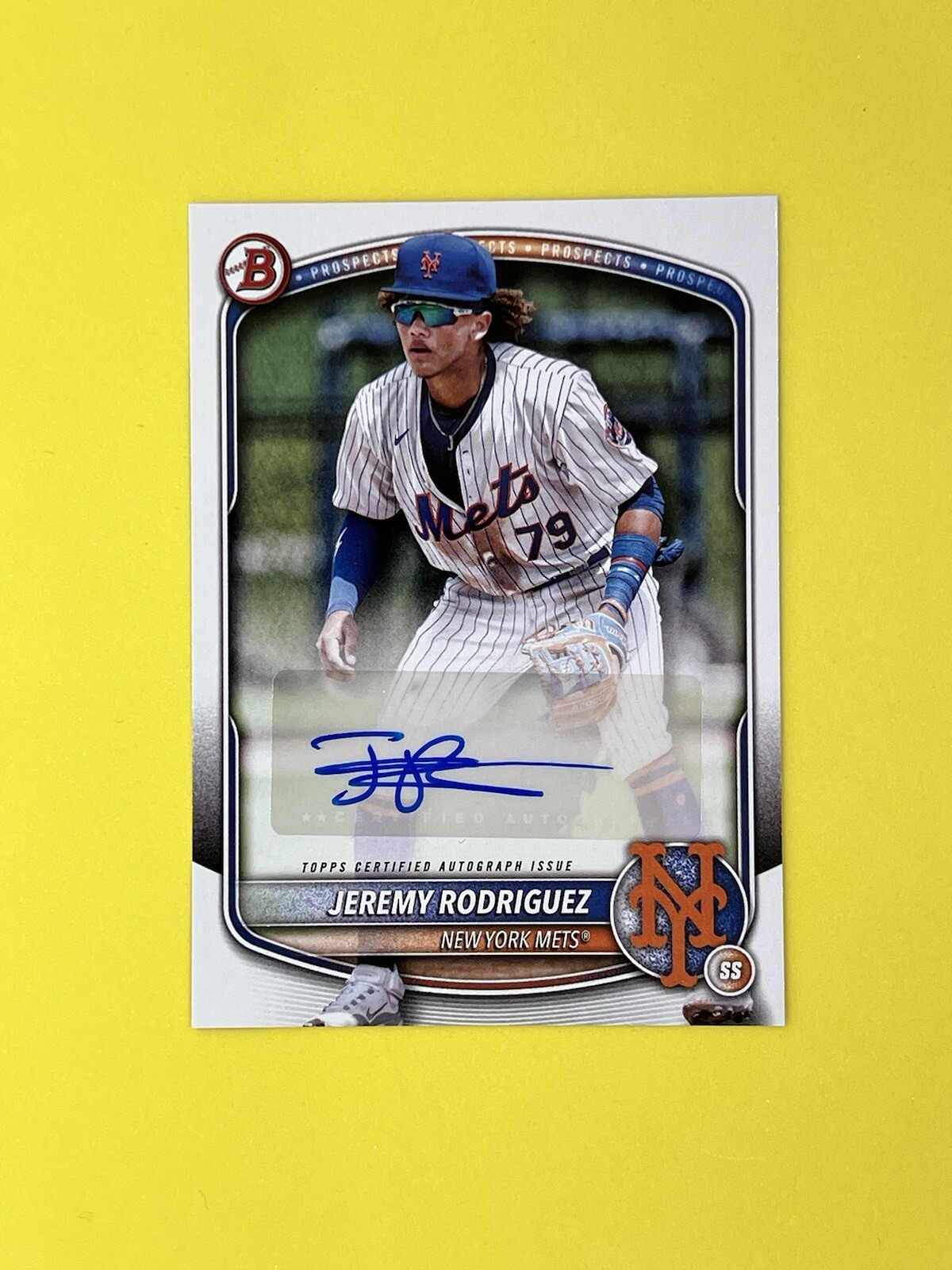 2025 Bowman Jeremy Rodriguez #BPA-JR Paper Auto Autograph