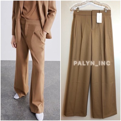 zara camel pants