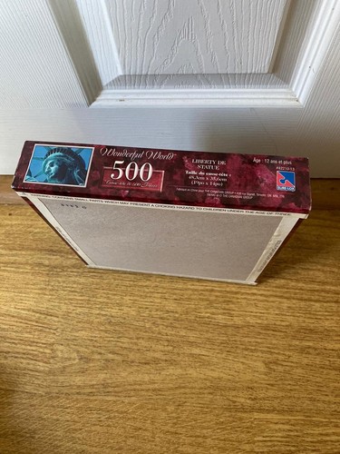 Sure-Lox Wonderful World Freiheitsstatue 500 Stück Jugsaw Puzzle 19" x 14" Neu - Bild 5 von 7