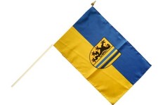 Deutschland Stadt Leipzig Stockflagge Flaggen Fahnen Stockfahne 30x45cm