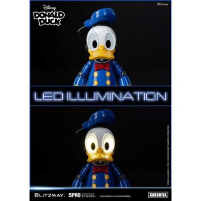 BLITZWAY CARBOTIX Donald Duck Disney Movable Figure Painted Robot