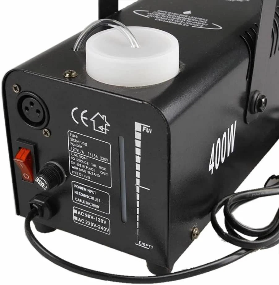 🙂 MÁQUINA DE HUMO DE NIEBLA PROFESIONAL 400W CON CONTROL REMOTO 3 MT. fiesta
