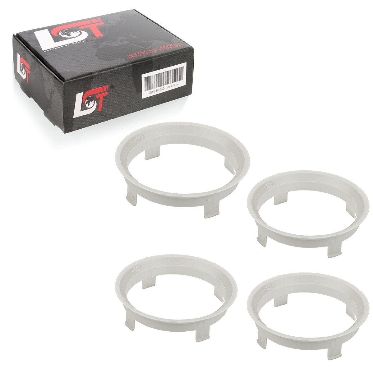4x Distance Rings Centering Alloy Wheels Ø 56,6 MM - 60,1 for VW Lupo Passat