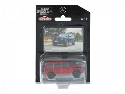 Mercedes-Benz G 500 Dark Red W463 Majorette 250D 1:64 Scale Toy