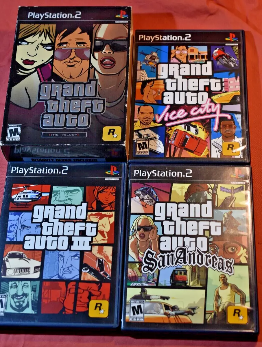 Grand Theft Auto: The Trilogy (Sony PlayStation 2, 2006) for sale