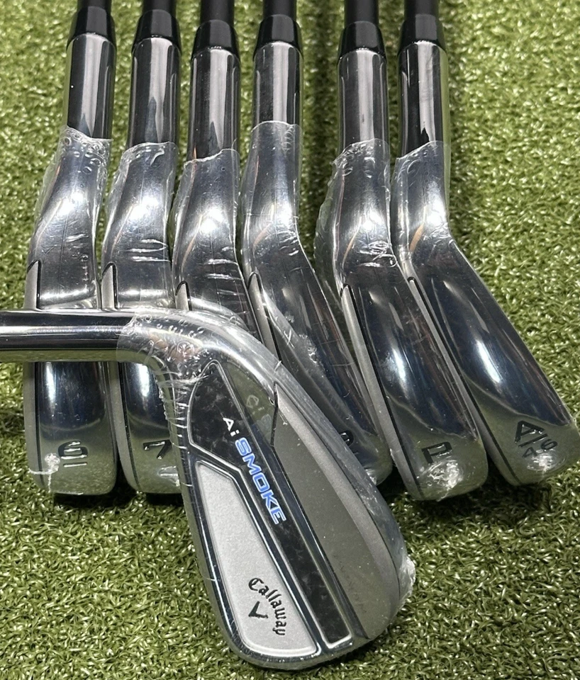 NEW Callaway Paradym AI Smoke Iron Set 5-PW, AW Graphite Cypher Fifty Regular LH - Image 2 of 4