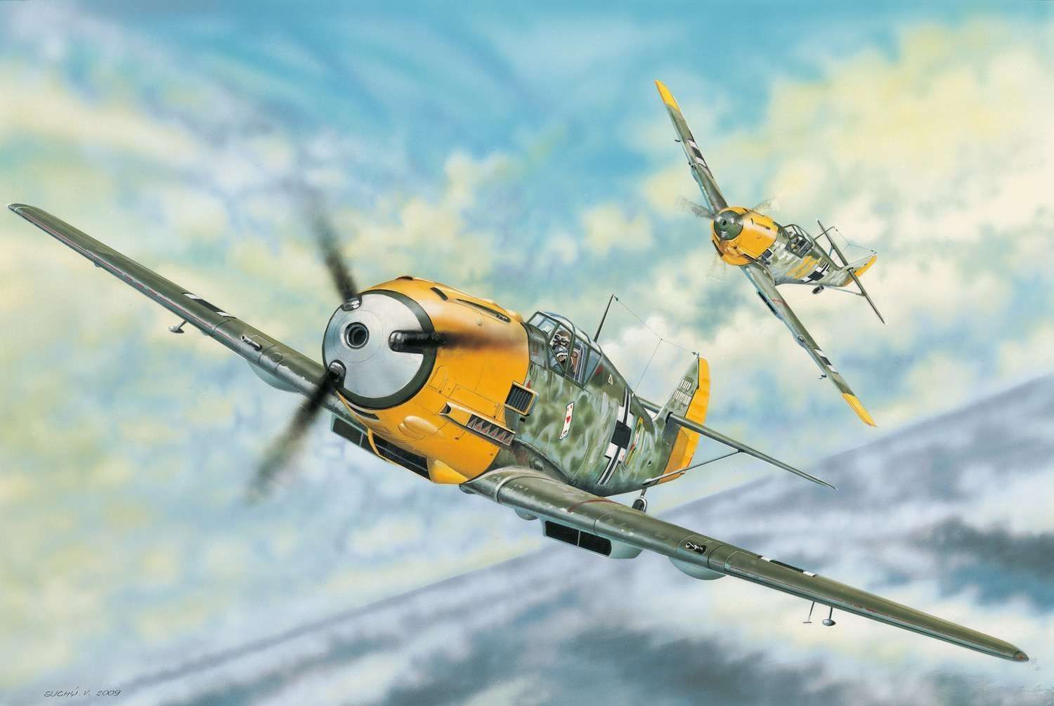 Trumpeter 02288 - 1:32 Messerschmitt Bf 109E-3 - New