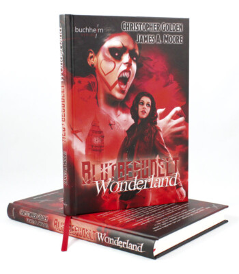 BLUTBESUDELT WONDERLAND, signiert, Golden & Moore, 555 Stück - Deutsche Ausgabe