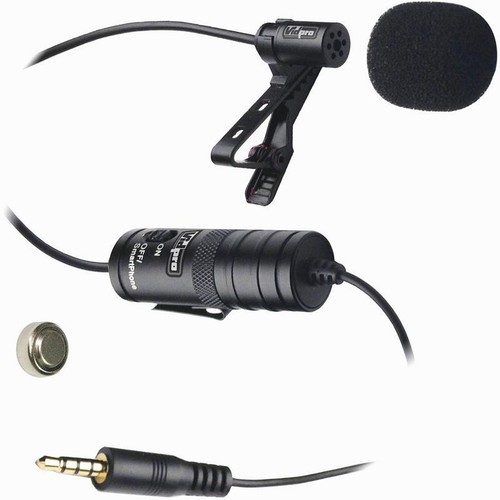 JVC Everio GZ-HD7 Microphone Vidpro XM-L Wired Lavalier Microphone - 20' Cable - Picture 2 of 2