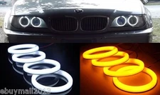 Switchback Cotton Halo Ring Demon Devil Angel Eyes For BMW E46 Coupe Cabrio DRL