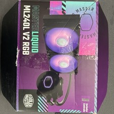 Cool Master MasterLiquid ML240L V2 RGB Dual Chamber Pump Technology Read Desc 