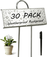 Pflanzenschilder Metall 30 StüCk Wetterfest FüR KräUtergarten Hochbeet