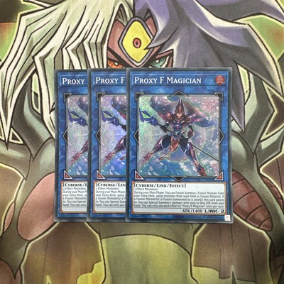 OP15-DE009x3 Proxy F Magier Super Rare Top Zustand Yugioh