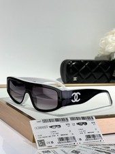 NEW CHANEL CH6057 Sunglasses Unisex 129-145 With Case