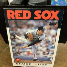 1986 Topps #581 Bruce Hurst Boston Red Sox Baseball Card