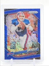 JIM KELLY 2025 PANINI PRIZM FOOTBALL BLUE SHIMMER BILLS /35 Q5454