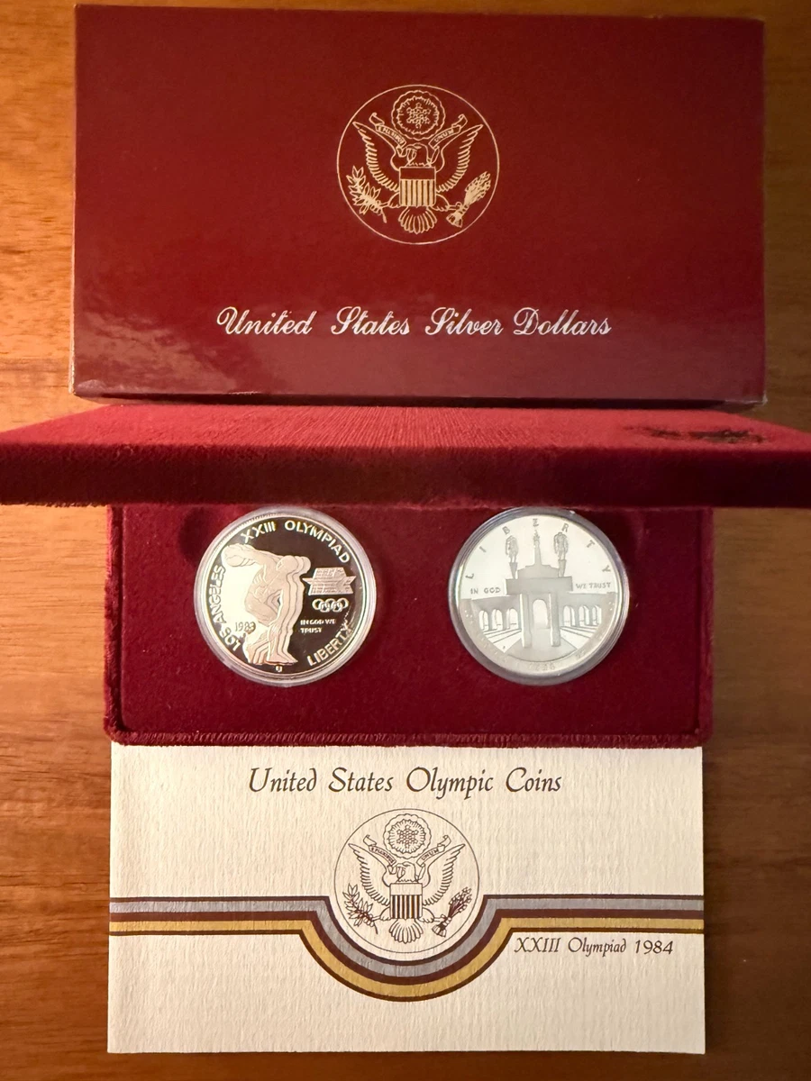 Uncirculated $1 1983 US Modern Silver/Clad Commemorative Coins