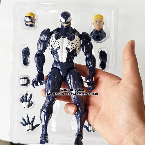 Mess Toys Venom Lethal Neighbor 1/12 Spider-Man Symbiote Action Figure US STOCK image 6