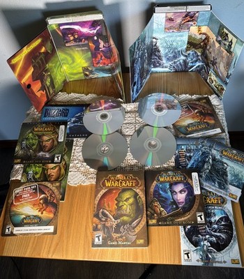 World of Warcraft Official Strategy Guide Book WoW Burning Crusade Wrath PC Lot
