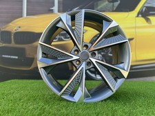 4x 20 Inch 5x112 Rs7 Style Grey Polished Wheels : Fits For Audi A5 A6 A7 A8