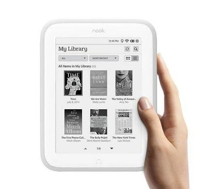 Barnes & Noble Nook GlowLight 6'' eReader 4GB BNRV500 Backlit E-Book