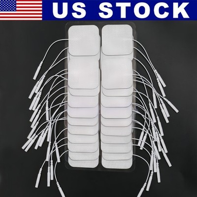 TENS Unit 2x4 Electrode Pads EMS Massage Pain Relief Muscle Stimulator 7000 3000