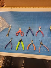 Craft Jewelry Pliers Lot Tooltron Lindstrom Style Wire Cutter Repair Beading