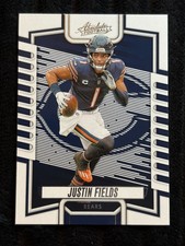2023 Panini Absolute Football Justin Fields Chicago Bears Card No. 30 In Protect