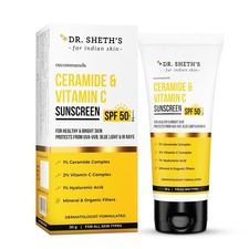 Dr. Sheth's Ceramide  Vitamin C Sunscreen SPF 50 PA    1 fl oz BRAND NEW