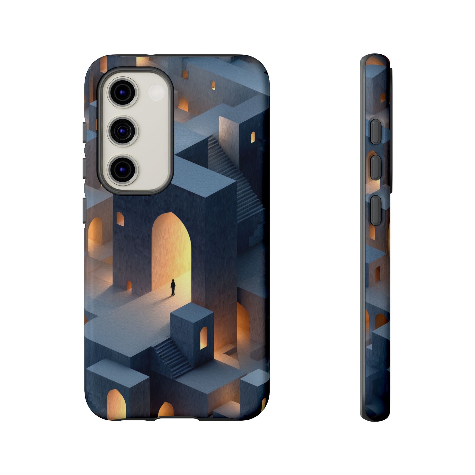 Tessellation Cubic Pathways Phone Case for iPhone, Samsung Galaxy, Pixel