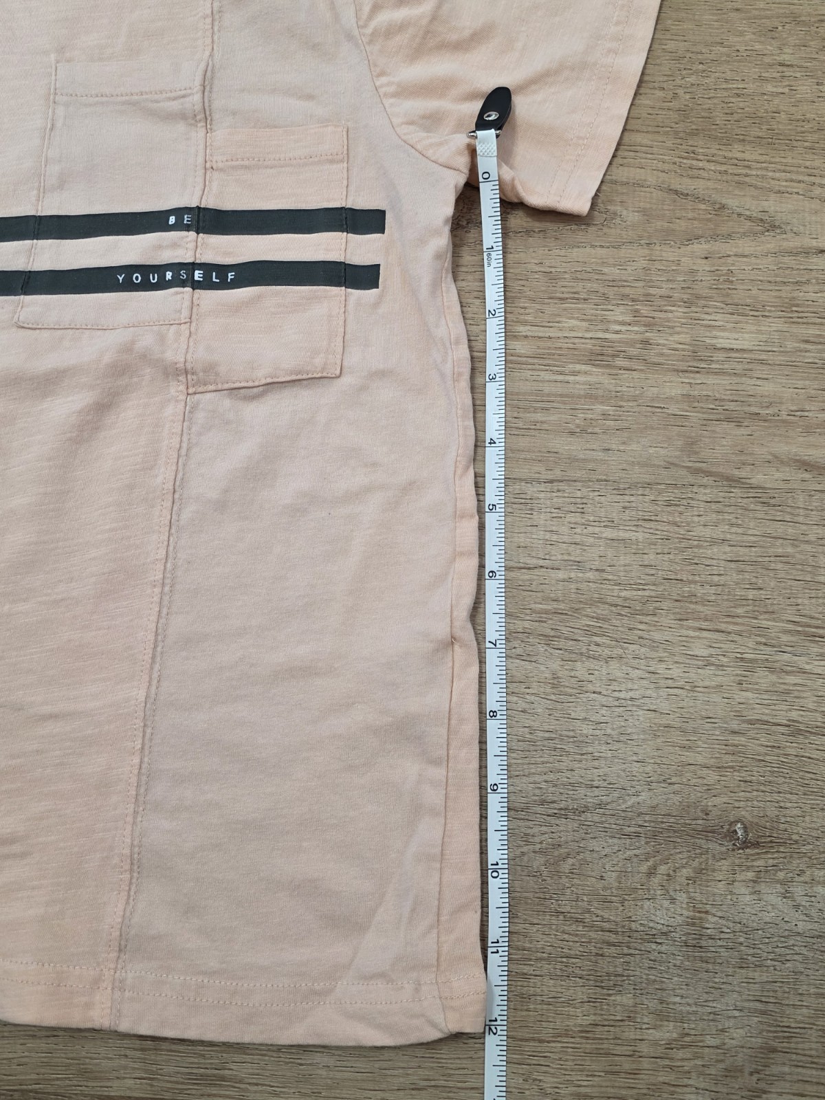 Zara Kids Boy's Summer Peach Short Sleeve T-Shirt Size 8 thumbnail 4