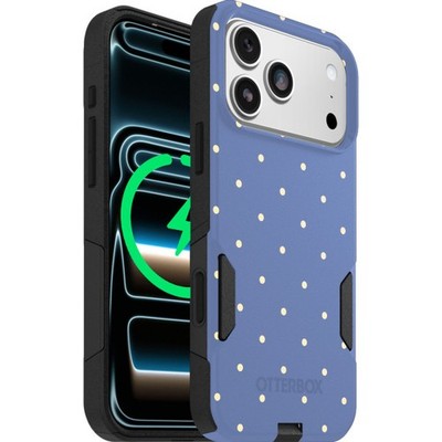 Otterbox Blue Polka Dots Commuter Series Case, iPhone 17 Pro