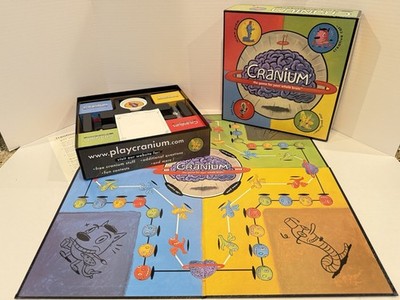 Cranium The Game 4 Your Whole Brain 1998 Outrageous Game Board - Complete & MINT