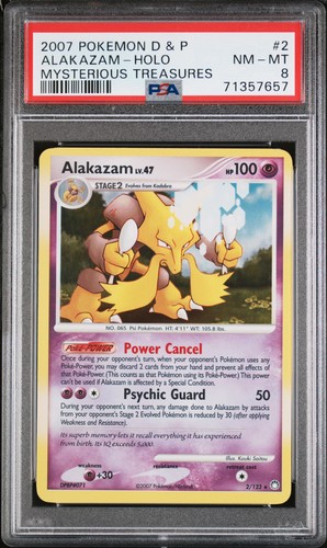 Alakazam graded PSA 8 for sale on eBay